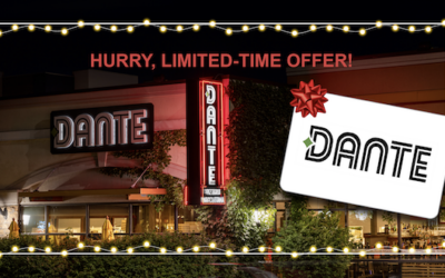 20% OFF DANTE GIFT CARDS